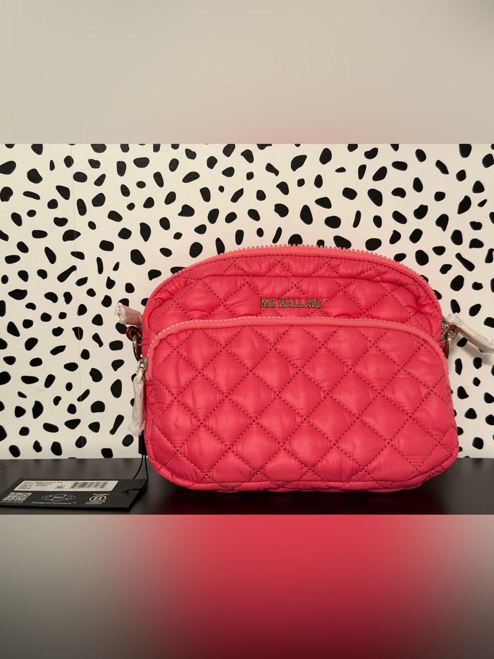 MZ Wallace Flamingo Pink Metro Camera Bag - Picture 4 of 9